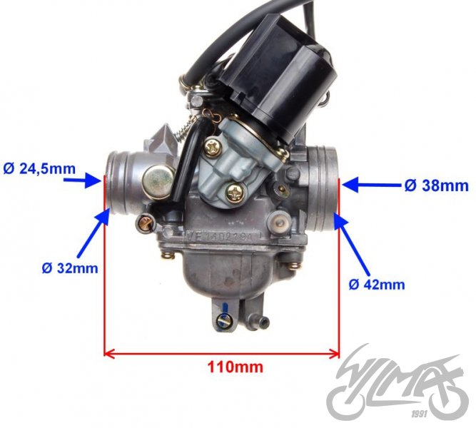 Karburátor GY6 - TUNING 150cm3