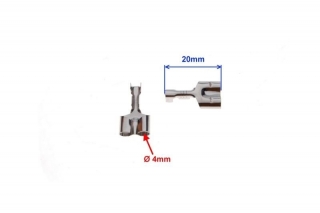 Kulatý dvojitý konektor 4mm - SAMICE